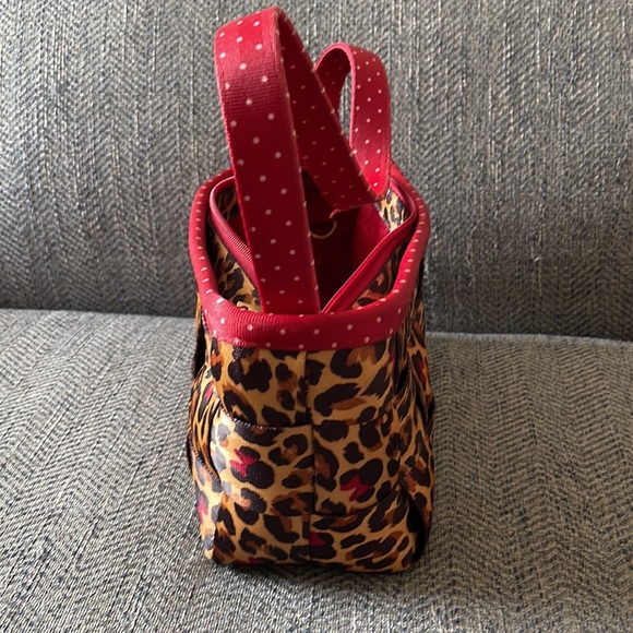 Harvey’s Disney Couture Leopard Minnie Satchel Seat Belt Bag With Wallet - Picture 5 of 8